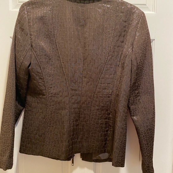 Brown Pattern Jacket - Picture 2 of 5